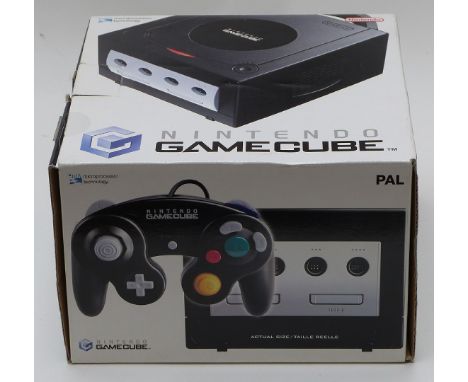 Nintendo Gamecube video games console, in original box.&nbsp;