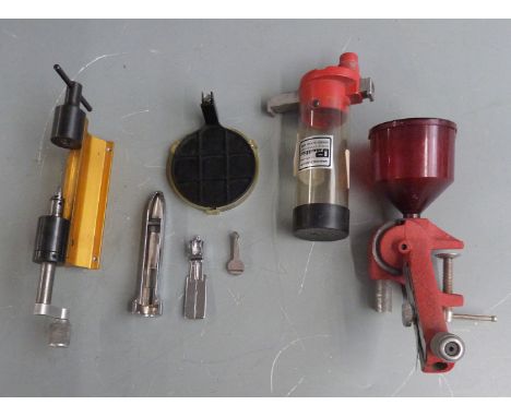 A collection of Lee and Pacific re-loading equipment including priming tool etc.&nbsp;