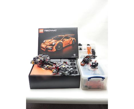 Lego Technic 1:8 scale Porsche 911 GT3 RS 42056 (2016), in original box.&nbsp;