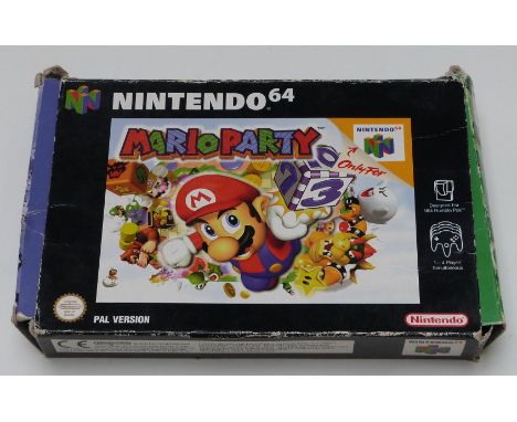 Nintendo 64 (N64) Marioparty 3 PAL Version video games console game, in original box.&nbsp;