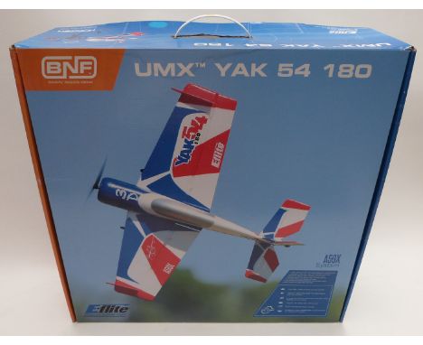 Horizon Hobby E-flite UMX YAK 54 180 radio controlled model aeroplane, in original box.&nbsp;