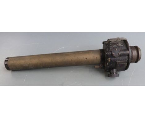 British Army WW2 gun sight No4 3x3 ML Mk3 dated 1945, serial number 4096, length 44cm
