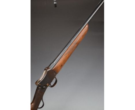 W W Greener Greener's GP Gun Martini action&nbsp;12 bore single barrelled&nbsp;shotgun with chequered grip and forend, named 