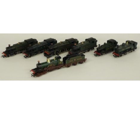 Seven Hornby, Airfix, Lima and other 00 gauge GWR locomotives including Lord of The Isles.&nbsp;