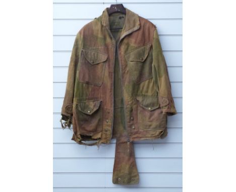 British Army Denison smock with full length zip, two additional zip pockets to back and an additional two 'holster' pockets t