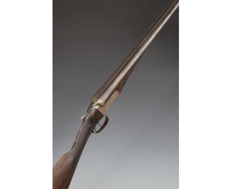 Darlow of Norwich 12 bore side by side ejector shotgun with named and engraved locks, engraved&nbsp;trigger guard, underside,