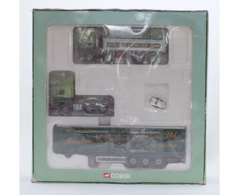 Corgi 1:50 scale limited edition diecast model Moreton C Cullimore &amp; Son Ltd 'A Dickensian Tale' 2 Piece Set, CC99154, in