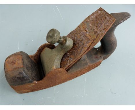 Norris or similar vintage woodworking plane with Sorby iron, overall length 23cm