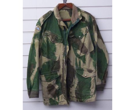 British Airborne Forces post-WW2 camouflage Denison Smock, worn by the vendor during a distinguished career with the Airborne