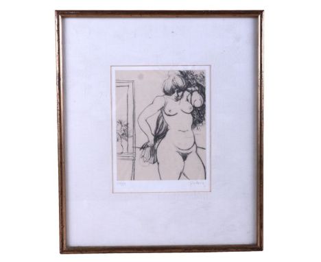 After Douglas Portway (1922-1993) - Life Study - limited edition etching numbered 19/50, signed in pencil to the margin, 15 b