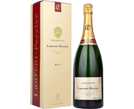 LAURENT PERRIER CHAMPAGNE A case of six Bottles of Laurent Perrier Brut Non Vintage Champagne all in individual gift boxes. W