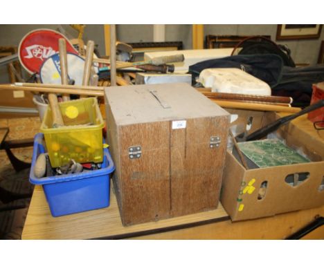 A QUANTITY OF ASSORTED HAND TOOLS ETC