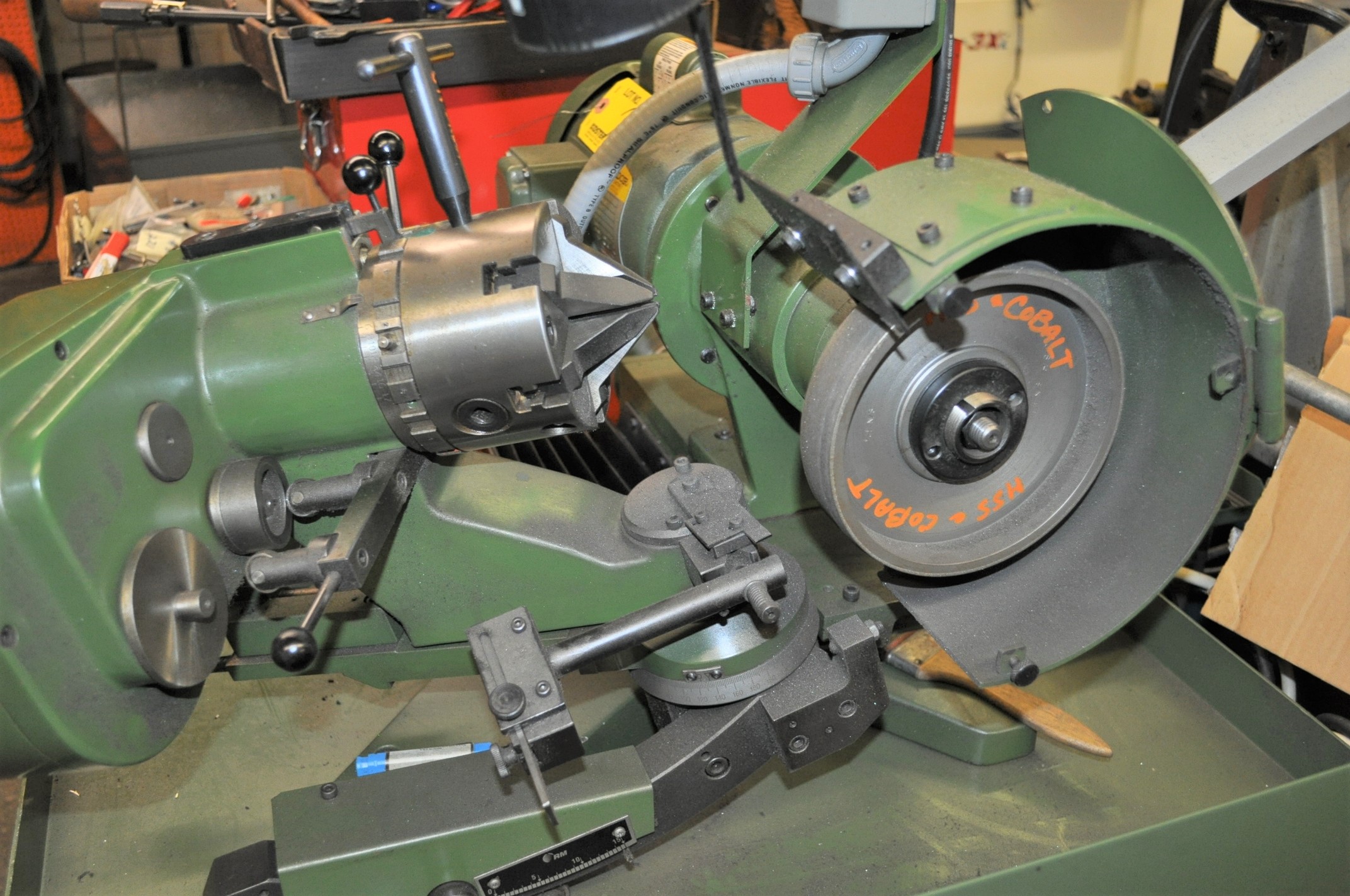 RUSH MDL. 132C DRILL/END MILL SHARPENER (END MILL FIXTURE NEW IN BOX) S