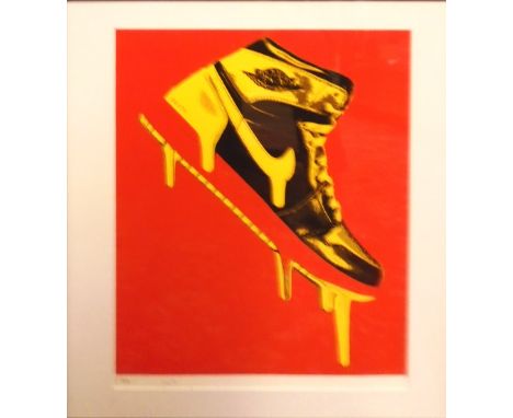 DEATH NYC, 'Nike Red', limited edition of 100 prints, with golden sticker and certificate (please ask upon collection), signe
