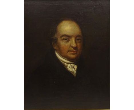 Head and Shoulder Portrait of a Gentleman, 19th century oil on canvas unsigned 59.5cm x 46.5cm in gilt frameProvidence: Origi