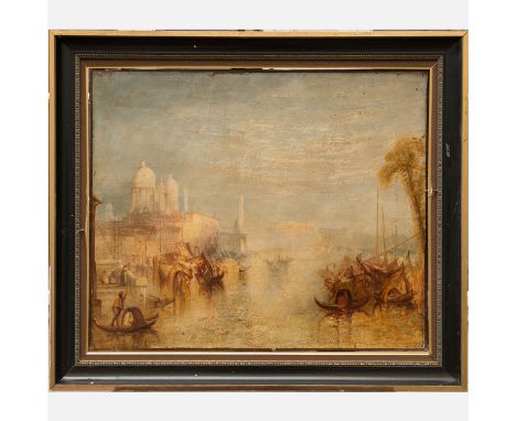 Mallord Turner ( 1775-1851)- circle, Venice , oil on canvas, 62 x 78 cm , framed