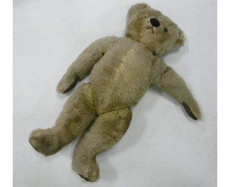 A 1950S CHAD VALLEY TEDDY BEAR, with growler