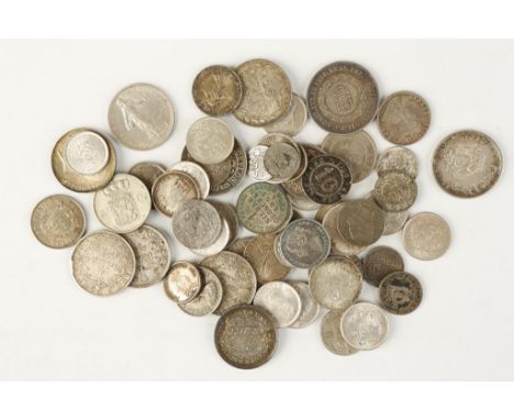 WORLD, MIXED COINS. A collection of small silver denominations, mainly higher grade, 19th and 20th century.