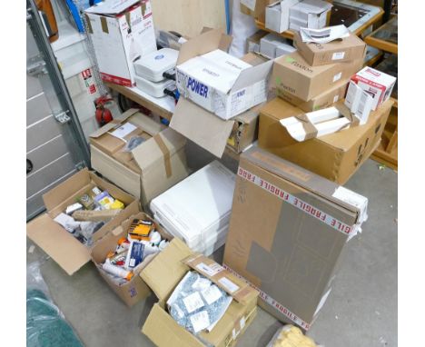 A very large collection of civil engineering  items to include, a Elioa diamond 805 electric kitchen stove top, HIKvision out