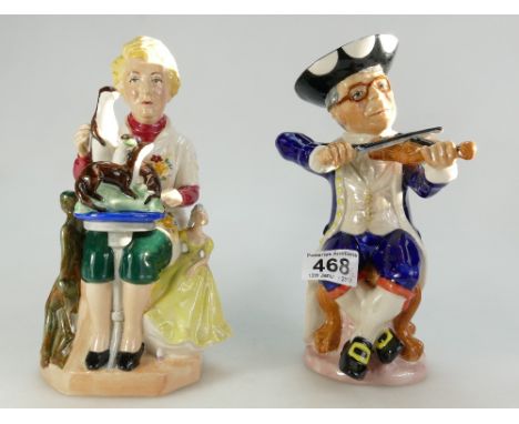Limited Edition Kevin Francis Toby Jug, John Major and similar Peggy Davies item. (2)