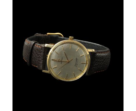 brand Omega model Seamaster de Ville 14 KG on leather strap case width 31 mm.