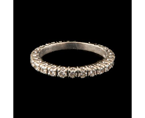 Set with 30 diamonds ring size 17