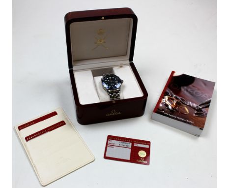 Omega Seamaster Professional Co-axial Chronometer in mint condition with box and papers