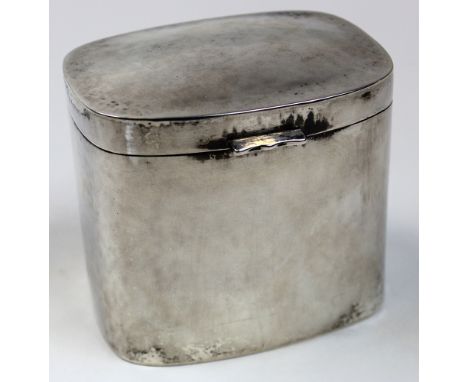 Silver Keswick School of Industrial Art Tea Caddy H/M Chester 1942 weight 12.95 oz