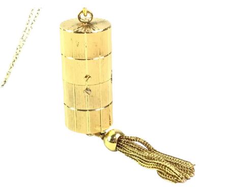 LUXUS PENDANT WATCH, in gilt metalWORKING
