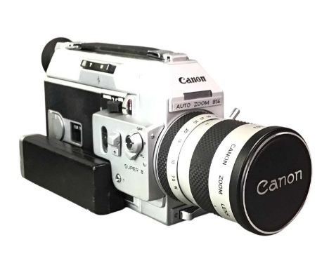CANON SUPER 8 AUTO ZOOM 814 VIDEO CAMERA, in fitted carry case