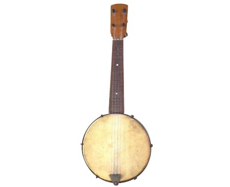 VINTAGE BANJO, ALONG WITH TWO MRS BEETON BOOKS the early 20th century banjo in mahogany finish, also a copy of Mrs Beeton's H