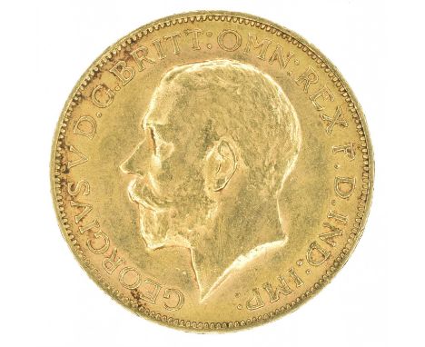 King George V, Sovereign, 1926, Pretoria Mint. King George V, Sovereign, 1926, Bare head l. R. St. George and dragon, SA on g
