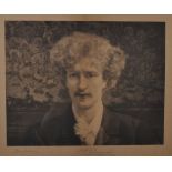 Lawrence Alma-Tadema (1836-1912) British. Portrait of Ignacy Jan Paderewski, Portrait of the Pianist