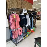 GROUP OF 6FT TILE WIRE GRID MERCHANDISING
