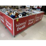 36IN X 36IN X 36IN PORTABLE BIN MERCHANDISERS