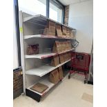 8FT OF MADIX WALL SHELVING