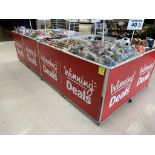 36IN X 36IN X 36IN PORTABLE BIN MERCHANDISERS