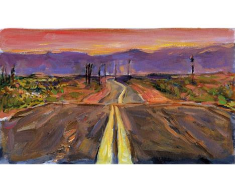 Bob Dylan (American 1941-) The Beaten Path - "Endless Highway" 2016, signed in pencil and numbered 40/295, with numbered cert