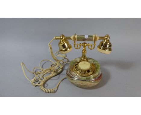 A Vintage Style Onyx Telephone 