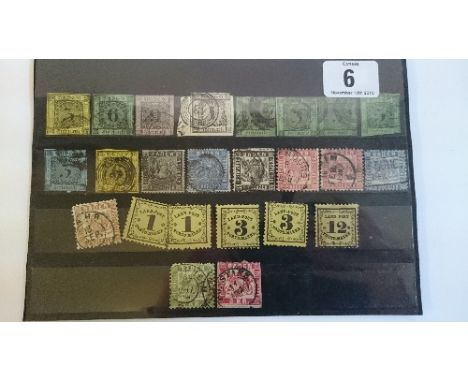 Baden - Stockcard of Mint/Used.