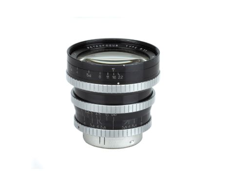 A P. Angenieux Retrofocus R11 f/3.5 28mm Lens,Exakta mount, black, serial no. 429390, body, VG-E, elements, G-VG, some light 