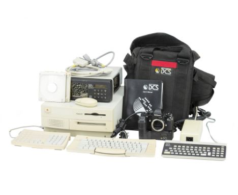 A Kodak Professional DSC Camera,based on Nikon F3 HP, with Kodak DSC Camera Back DC3, body serial no. 1911607 back serial no.