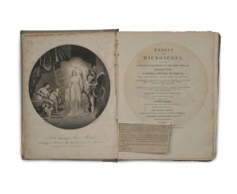 George Adams, Essays on the Microscope,second edition, 1798, illustrated with 32 folio plates, with coniderable additions by 