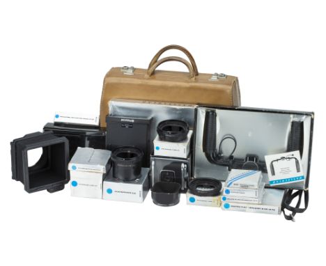 A Selection of Various Hasselblad Accessories,including Proshade 6093T, Film Magazine A12 (30074), Magazine 100 for Polaroid 