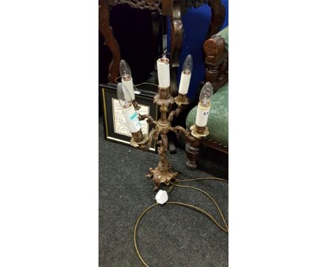 BRASS TABLE LAMP
