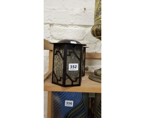 2 1950'S LAMP SHADES