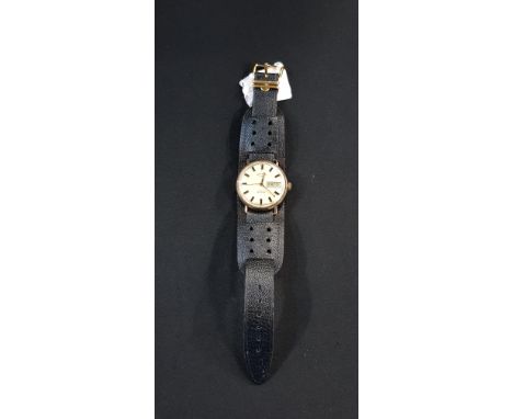 9CT GOLD ROTARY AUTOMATIC 21 JEWEL WRIST WATCH