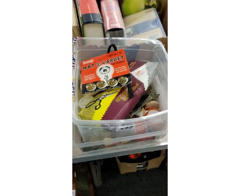 2 BOXES OF VINTAGE SEWING ITEMS