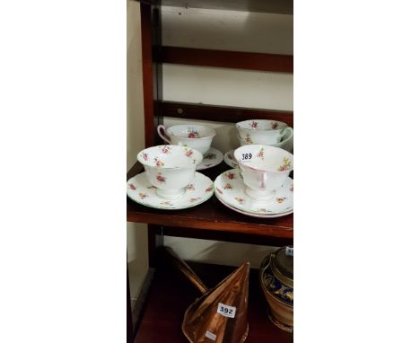 COLLECTION OF VINTAGE SHELLEY FLORAL CHINA