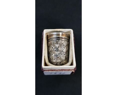 VINTAGE DORCAS SILVER THIMBLE